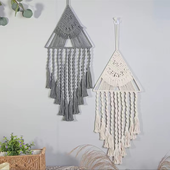 Modern Boho Macramé Fiber Art, Wall Decor Handcrafted & Knotted 2Perfection - Picture 5 of 14